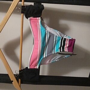 Radio Fiji Swim Striped Multi-Color Bikini Bottoms